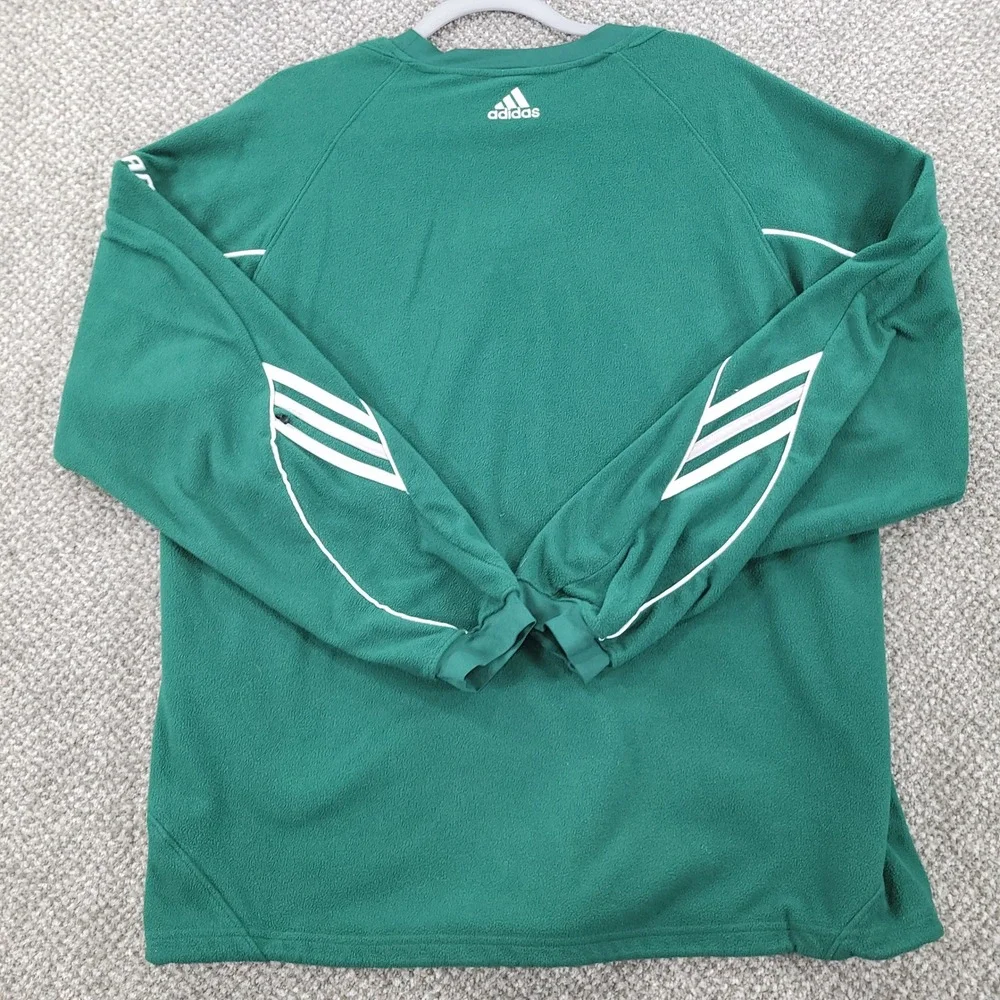 Adidas ClimaWarm Fleece Pullover Green MAC Eastern Michigan E Mens Medium Sporty